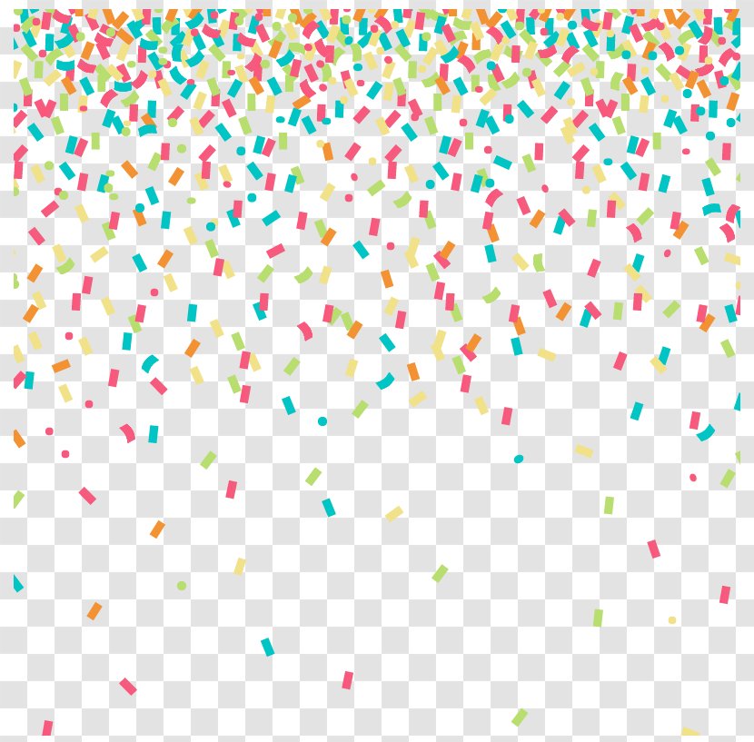 Confetti Clip Art - Point - Colored Background Transparent PNG