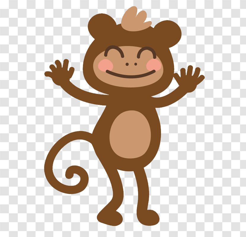 Cartoon Image Monkey Euclidean Vector Graphics - Animal Transparent PNG