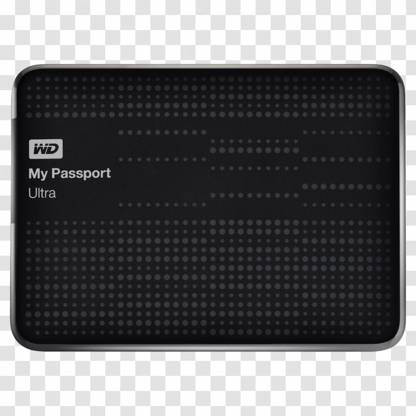 Hard Drives Western Digital WD My Passport WDBY8L0020BBK External Drive USB 3.0 1.00 Terabyte Disco Duro Portátil - Rectangle - Safety Transparent PNG