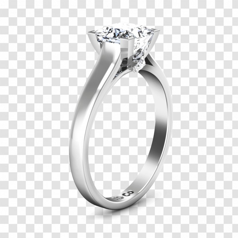 Diamond Engagement Ring Solitaire Wedding - Gold Transparent PNG