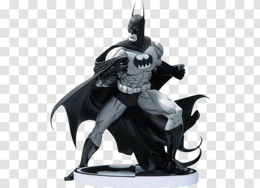 Batman Black And White Statue DC Collectibles Batman: The Long Halloween - Action Figure Transparent PNG