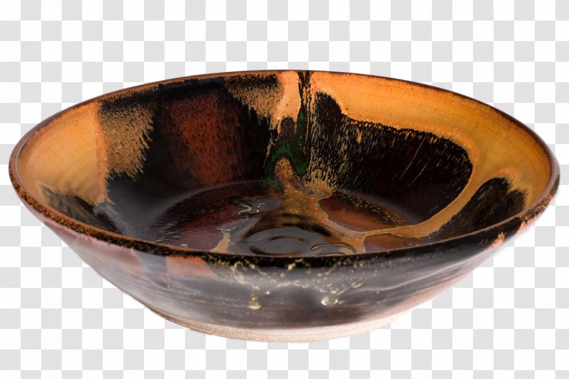Bowl Ceramic Pottery Copper - Tableware - Three Piece Transparent PNG