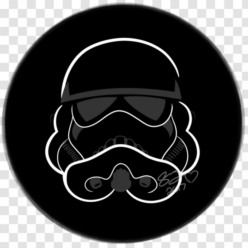 Glasses Goggles Personal Protective Equipment Monochrome Black And White - Stormtrooper Transparent PNG