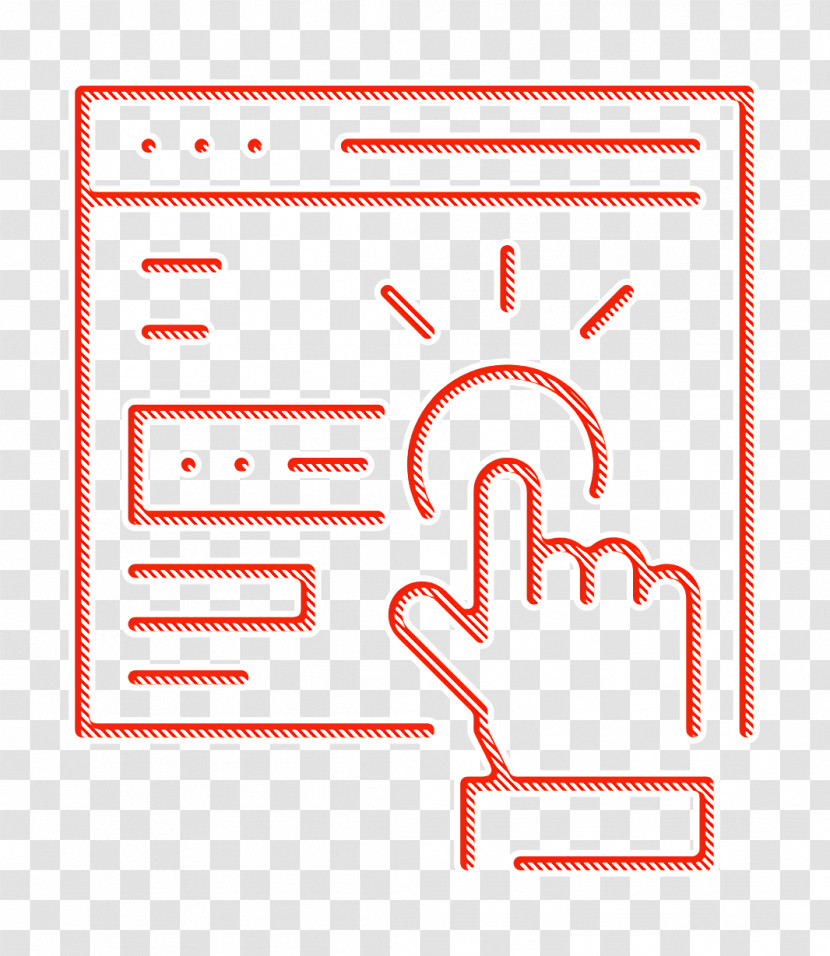 Seo And Web Icon Click Icon Transparent PNG