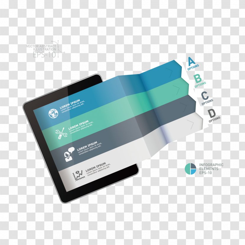 Infographic Page Layout Diagram - Information - Vector Tablet Computer Map Transparent PNG