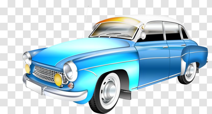 Sports Car Clip Art Classic Blue - Play Vehicle Transparent PNG