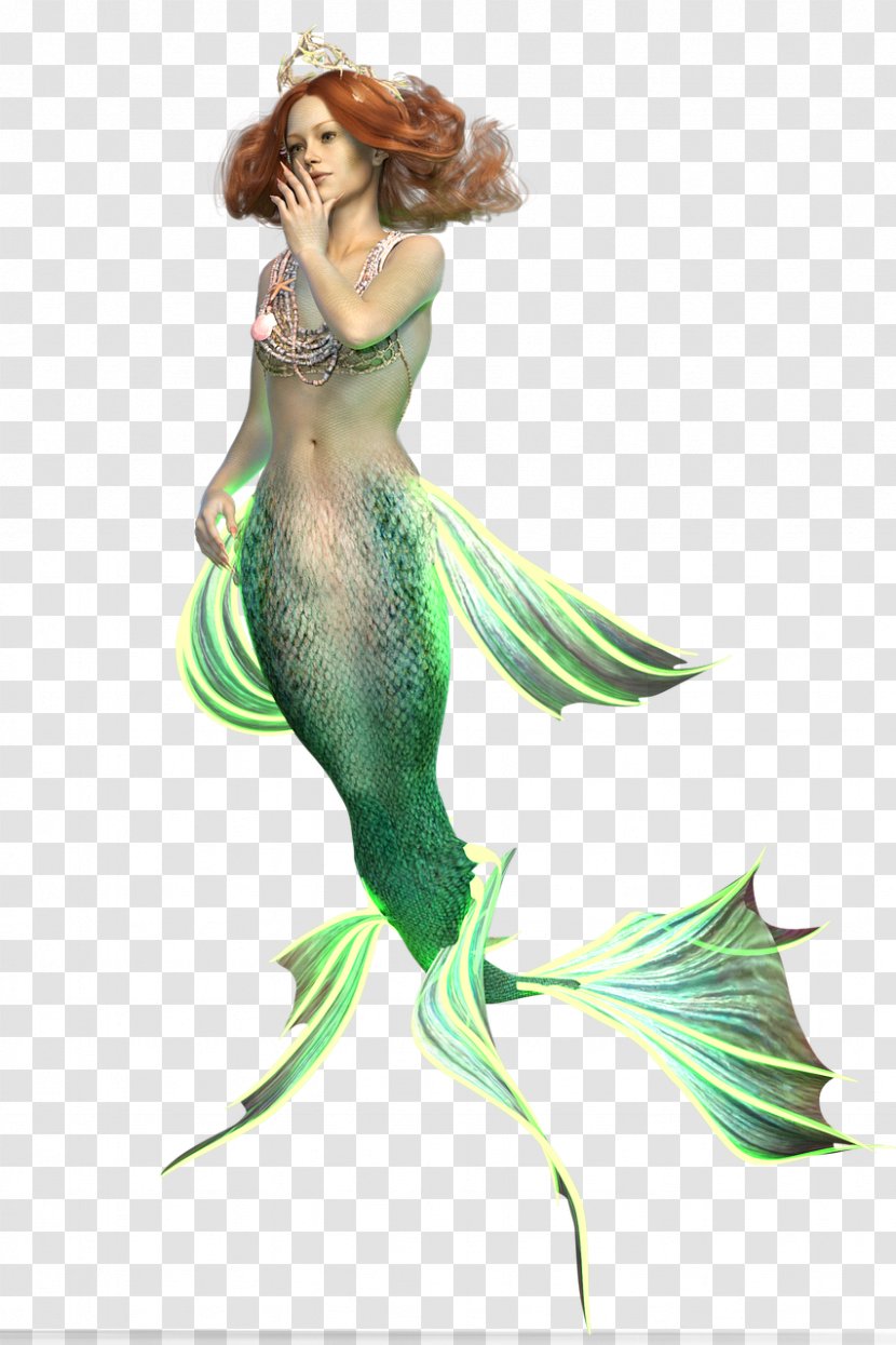 Mermaid Legendary Creature Siren Neck - Flower Transparent PNG