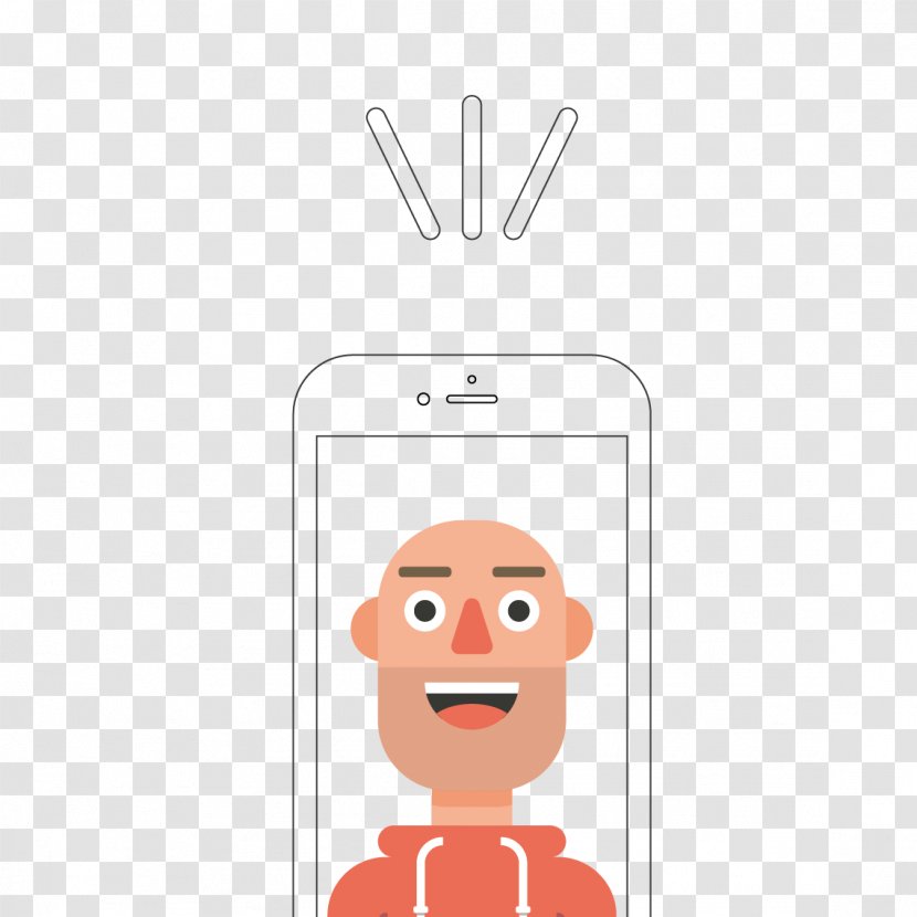 Cartoon Mobile Phone Drawing Vecteur - Neck Transparent PNG