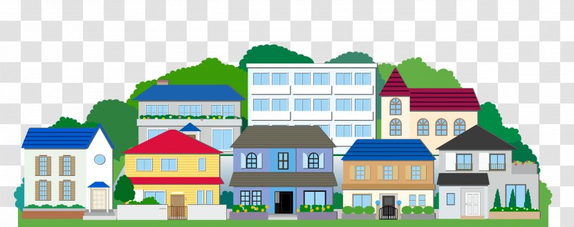 Cartoon Dessin Animxe9 - Elevation - Creative City Buildings Transparent PNG