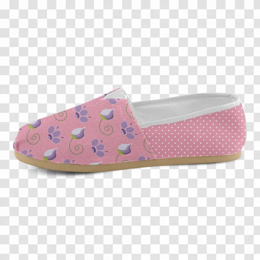 Slip-on Shoe Pink M Walking Pattern - Casual Shoes Transparent PNG