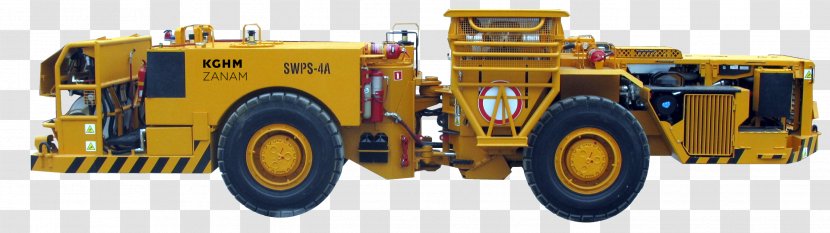 Heavy Machinery Mining Kghm Zanam Spólka Akcyjna Vehicle - Yellow Transparent PNG