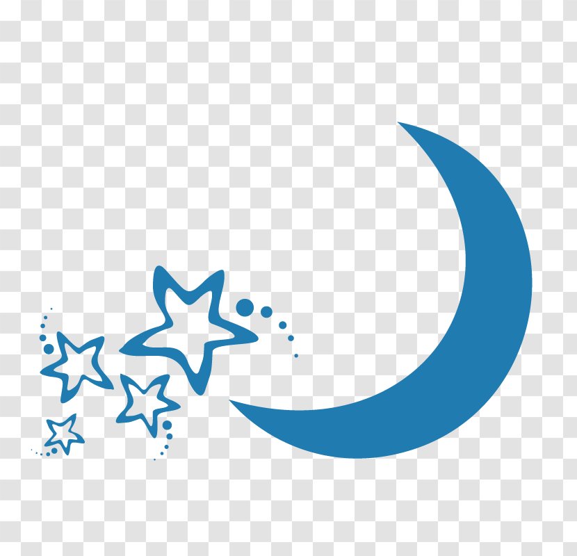 Full Moon Child Star - Pastel Transparent PNG
