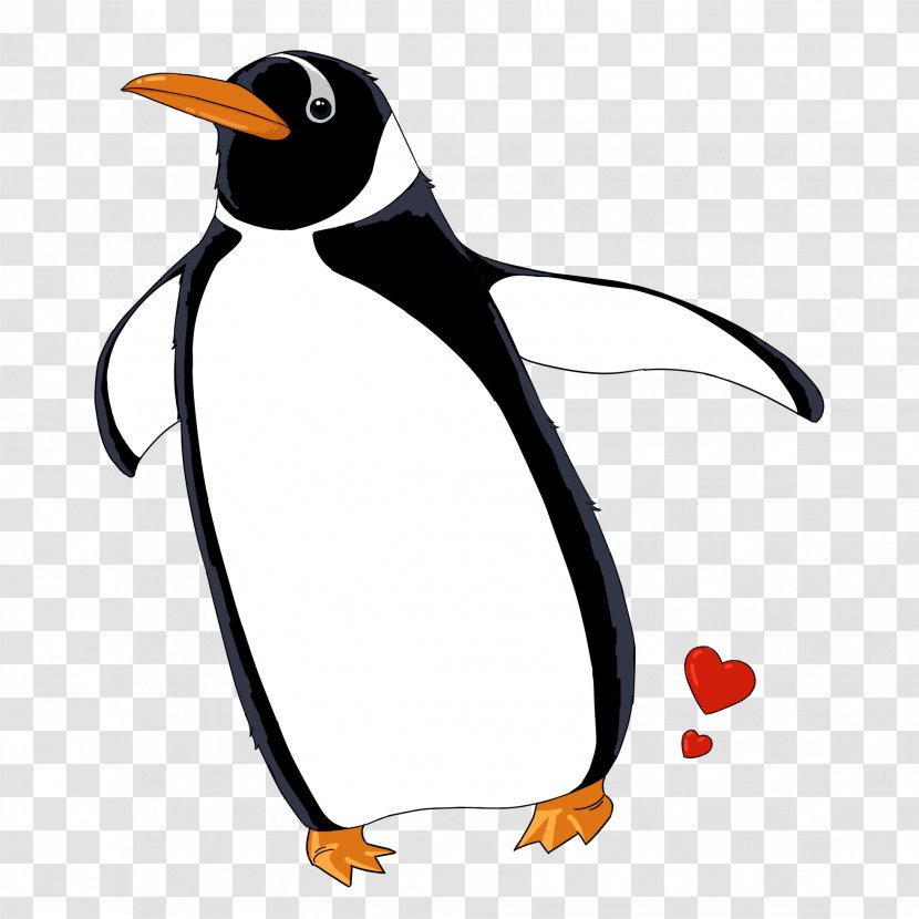 King Penguin Clip Art Cartoon Neck - Bird - Acteur Vector Transparent PNG