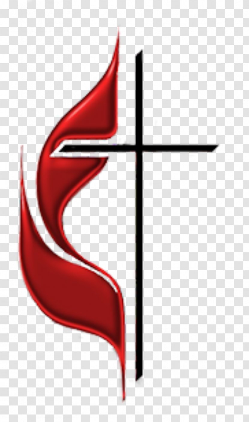 Fritz United Methodist Church Johns Creek Cross And Flame Cedaredge Community - Wesley Transparent PNG