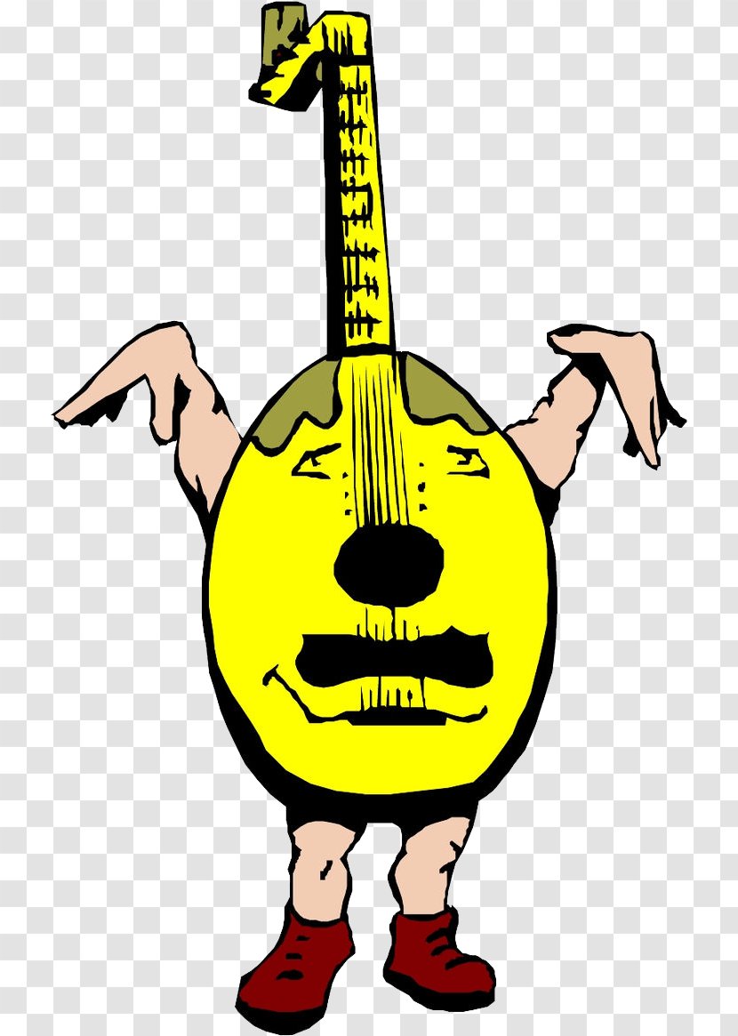 Cartoon Clip Art - Tree - Guitar Transparent PNG