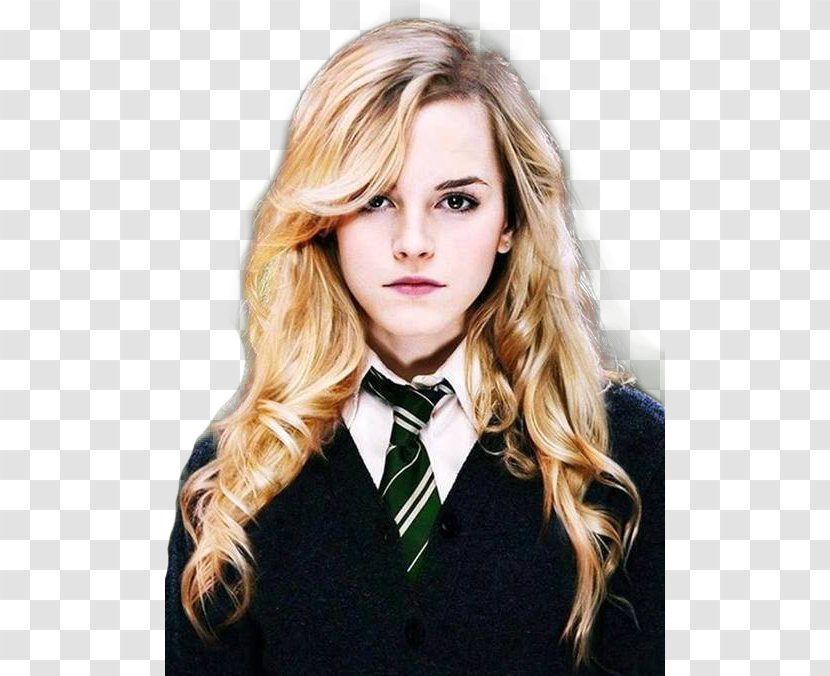 Emma Watson Hermione Granger Draco Malfoy Harry Potter And The Philosopher's Stone Slytherin House - Hair - PNG Transparent Images Transparent PNG