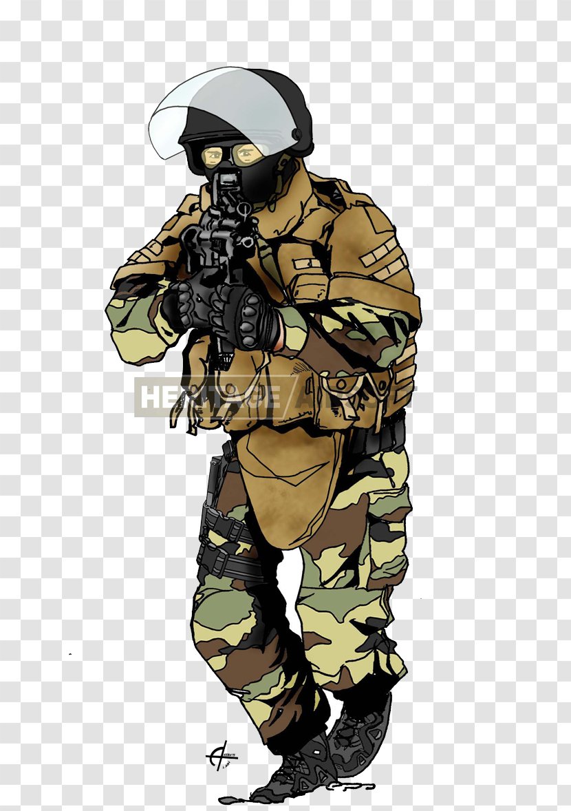 Soldier Military Camouflage Infantry Commando Parachutiste De L'air N° 10 - Uniform Transparent PNG