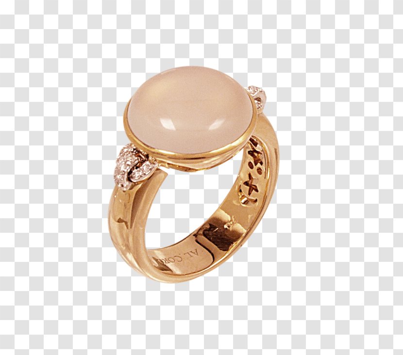 Ring Gold Silver Jewellery Diamond - Rings Transparent PNG