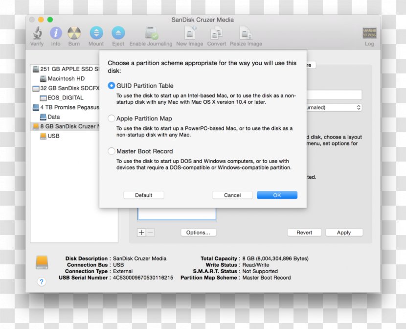 Disk Partitioning GUID Partition Table Hackintosh MacOS - Text - Design Map Network Transparent PNG