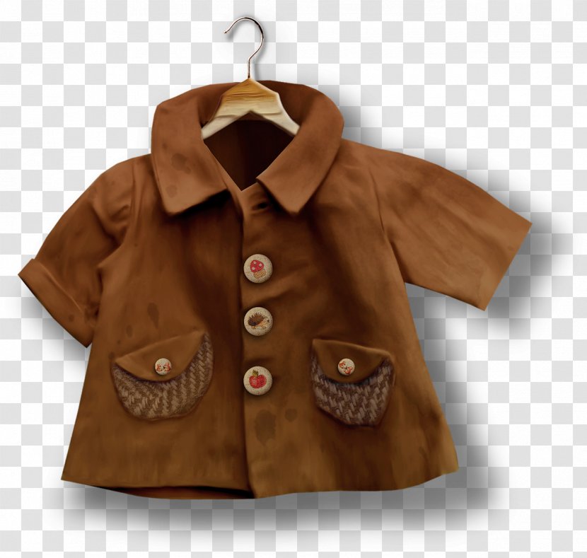 Jacket Coat Outerwear Button Sleeve - Woolen Transparent PNG