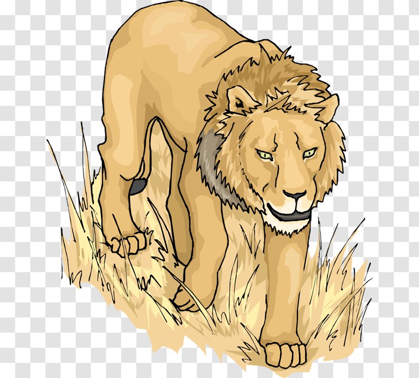 Lion Animation Clip Art - Small To Medium Sized Cats - Lions Cliparts Transparent PNG