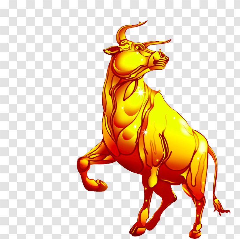 Cartoon Animation Water Buffalo Bovini - Art - Creative Cow Transparent PNG