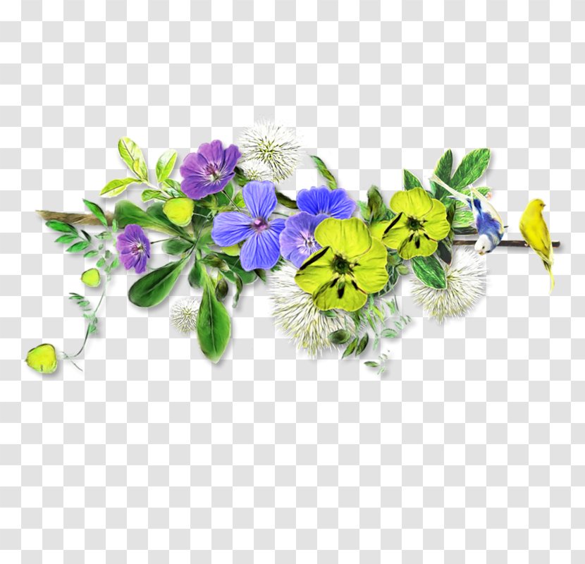 Flower Text Clip Art - Flora Transparent PNG