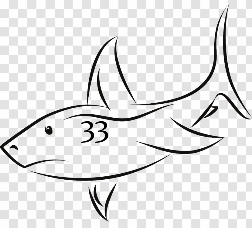 Shark Fin Drawing Clip Art - Wildlife Transparent PNG