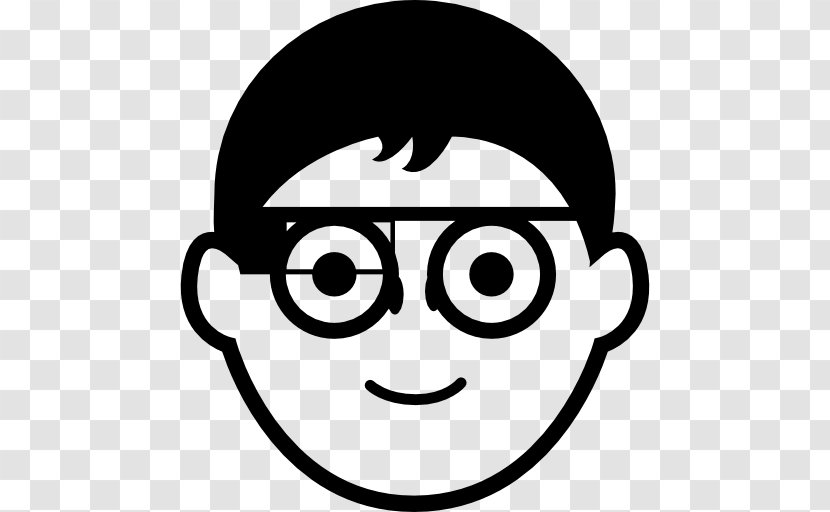 Google Glass Download - Black - Glasses Boy Transparent PNG