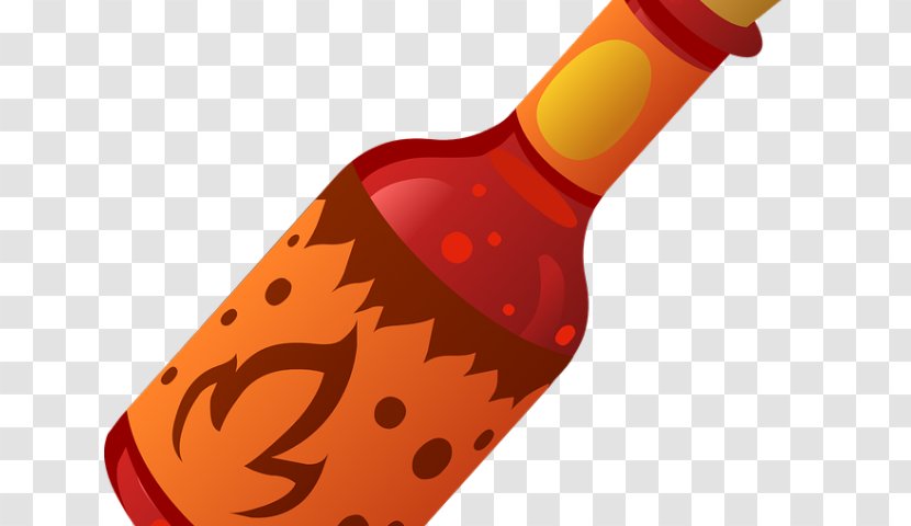 Barbecue Sauce Hot Clip Art Chili Pepper - Orange - Drunk Border Transparent PNG