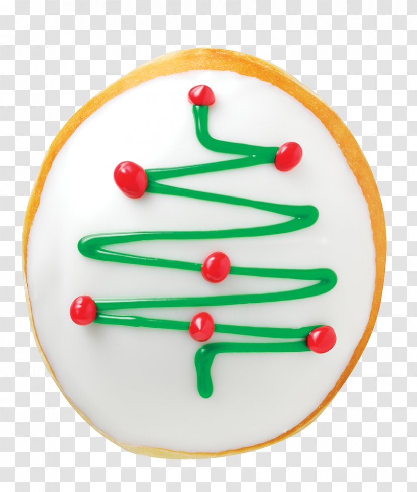 Donuts Frosting & Icing Krispy Kreme Christmas Restaurant - Tree - Doughnut Transparent PNG