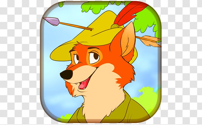 Red Fox Robin Hood Fan Art The Walt Disney Company - Organism - Painting Transparent PNG