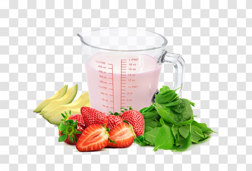 Strawberry Health Shake Smoothie Juice Food - Nutrition Transparent PNG