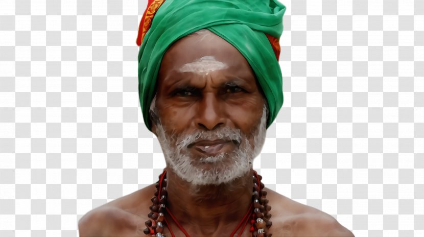 Turban Face People Dastar Head - Guru Elder Transparent PNG