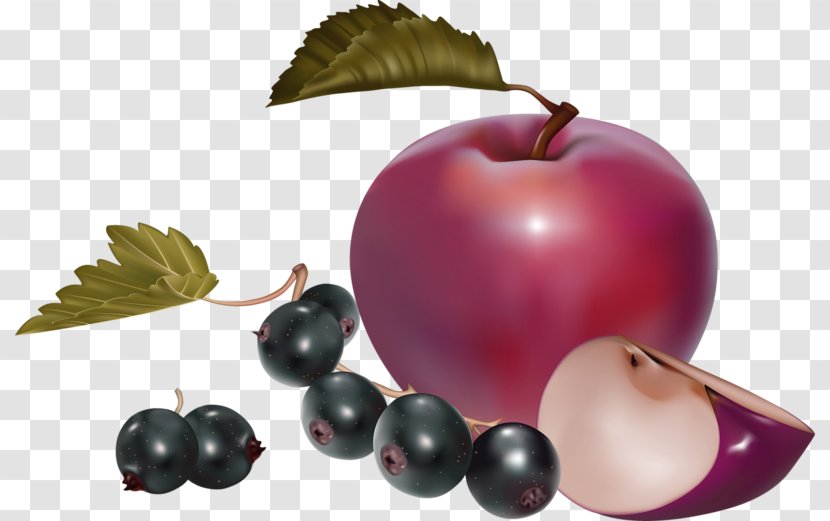 Nutrition Health Food Healthy Diet Clip Art - Fruit - Cartoon Apple Blueberry Decoration Pattern Transparent PNG