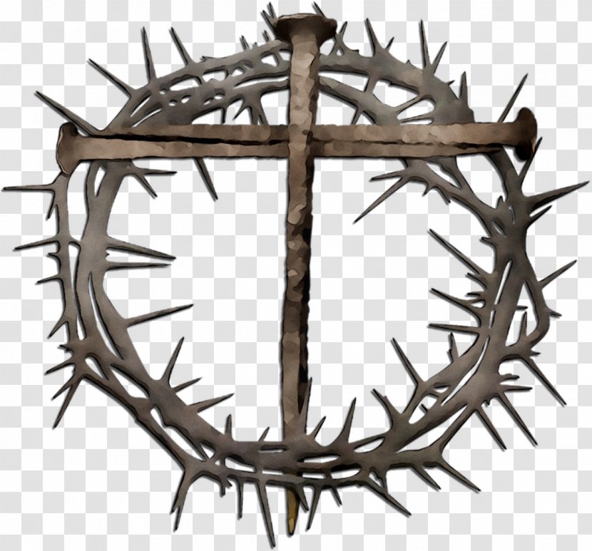 Crown Of Thorns Christianity Christian Cross Resurrection Jesus Clip Art - Branch Transparent PNG