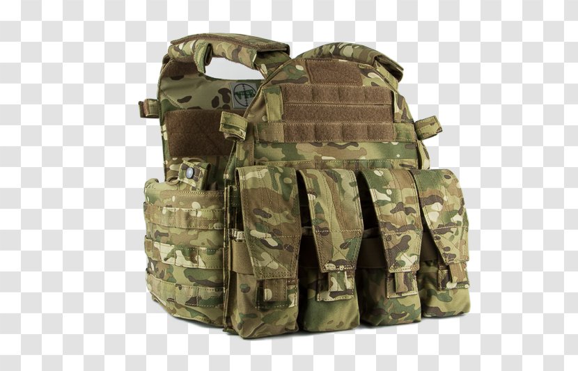 Military Camouflage Khaki Vehicle Backpack - Gun Accessory Transparent PNG