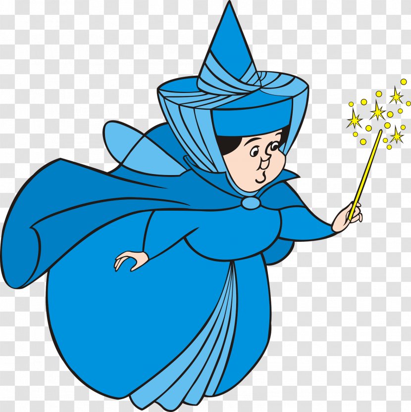 Princess Aurora Flora, Fauna, And Merryweather Thistletwit Fairy - Art - Sleeping Beauty Transparent PNG