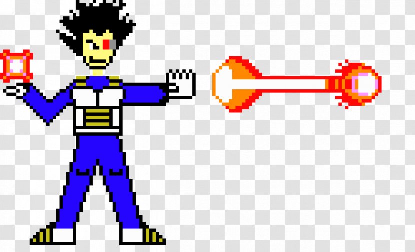 Vegeta Pixel Art Planet Namek Transparent PNG