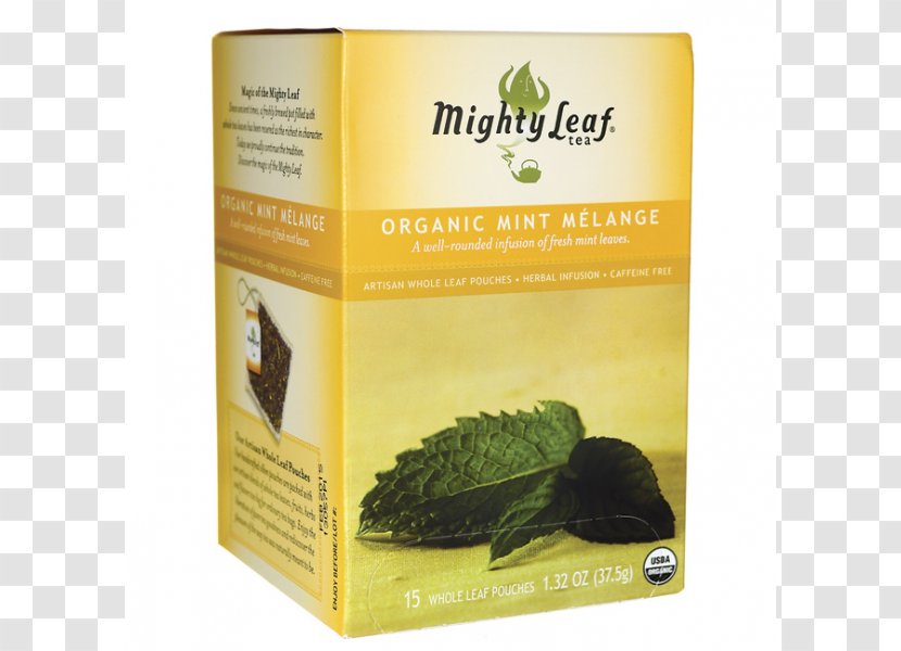 Mighty Leaf Tea Company Infusion Herb Bag - Organic Chemistry Transparent PNG