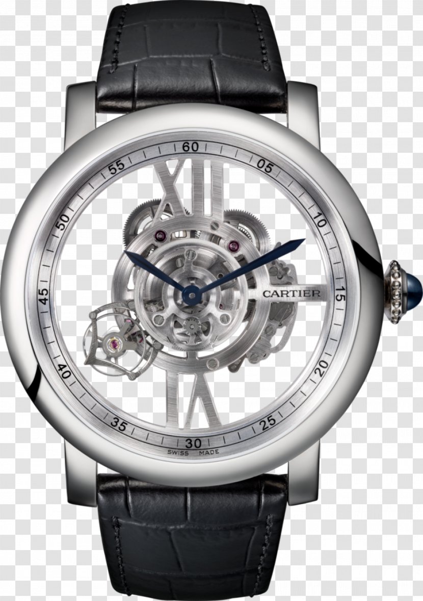 Cartier Skeleton Watch Movement Tourbillon - Watchmaker Transparent PNG