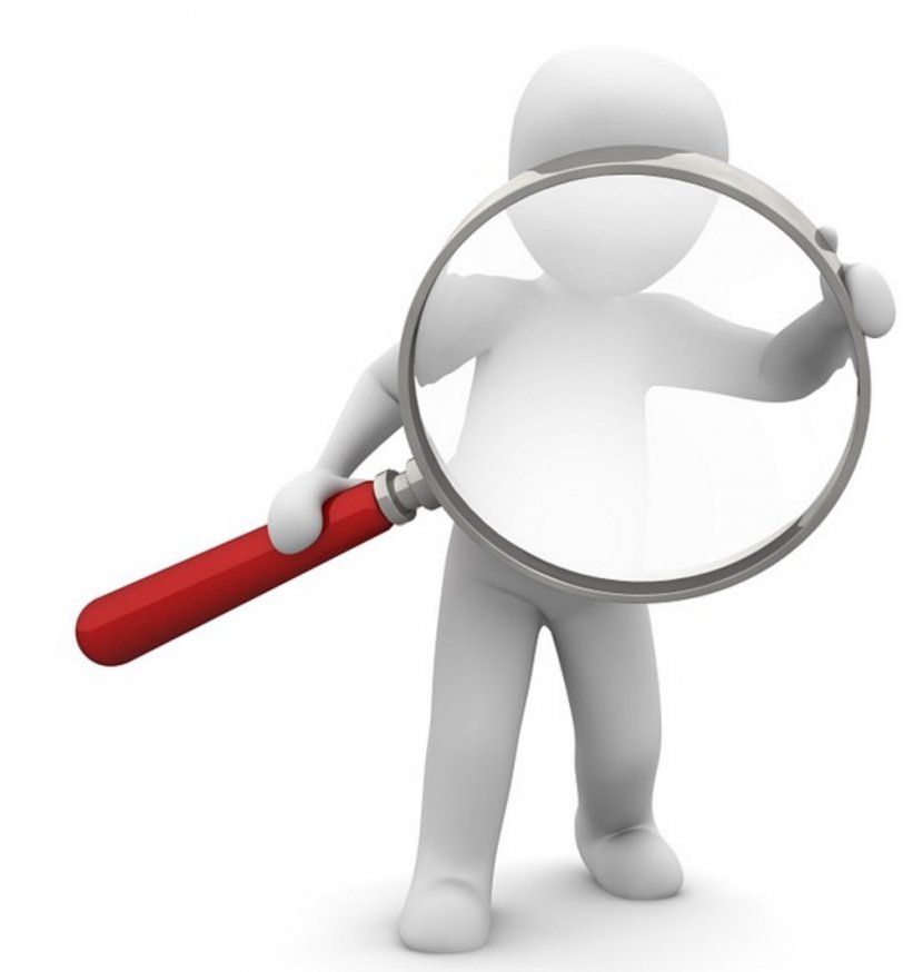 Business Computer Network Clip Art - Magnifying Glass - Search Transparent PNG