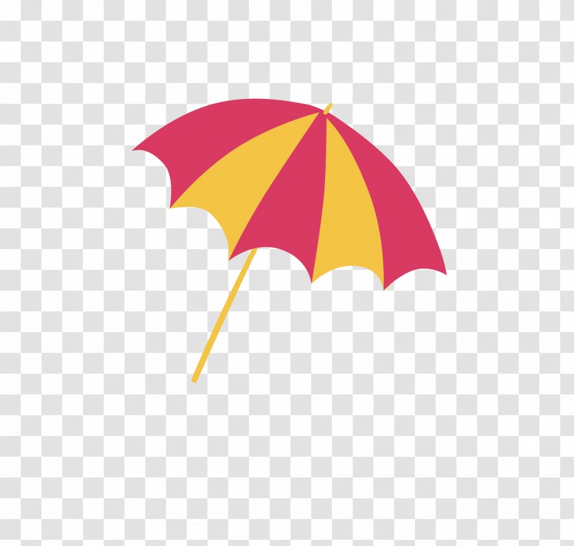 Summer Icon - Beach - Cartoon Umbrellas Transparent PNG