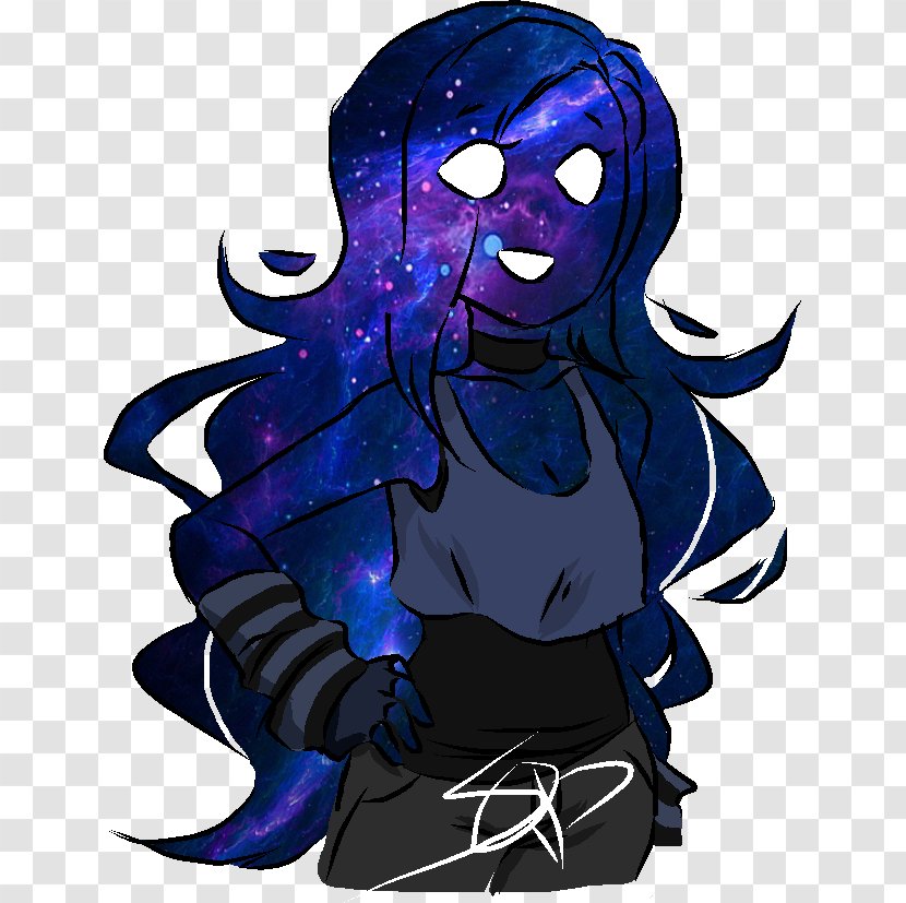 Legendary Creature Cartoon Organism Supernatural - Cobalt Blue - Cosmic Nebula Transparent PNG