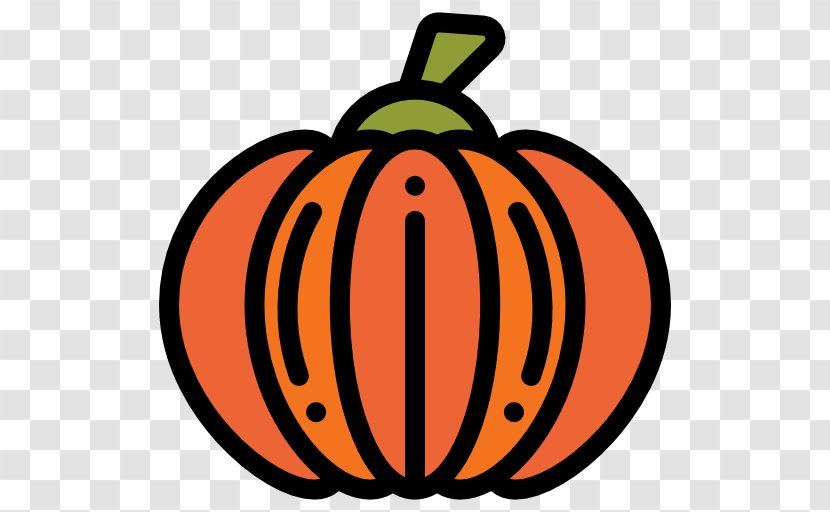 Jack-o'-lantern Line Clip Art - Orange - Pumpkin Food Transparent PNG