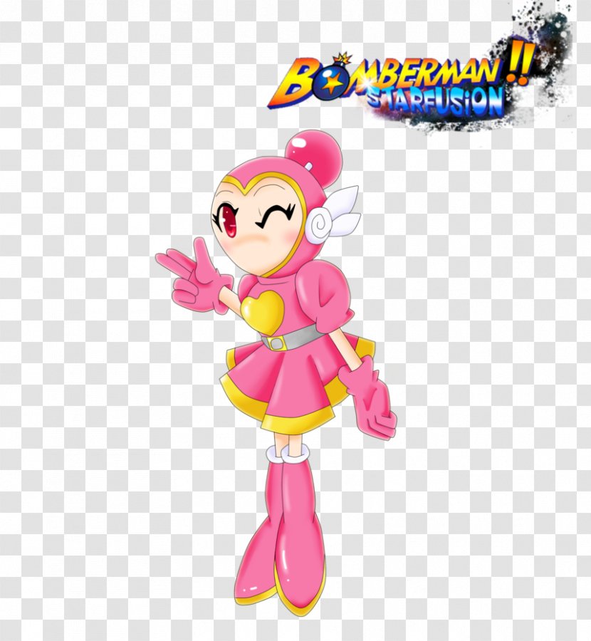 Bombergirl Super Bomberman R 2 Hudson Soft - Pink Transparent PNG