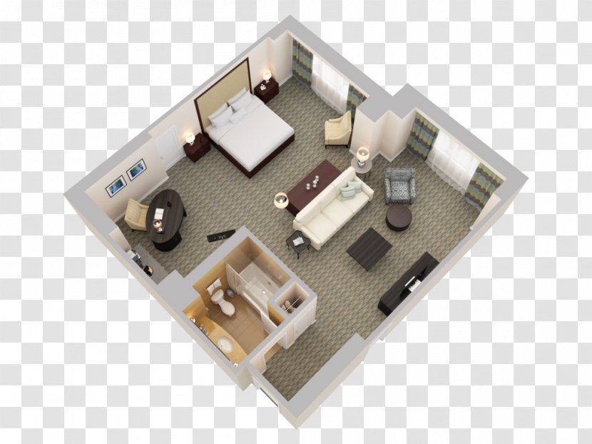 Hilton Orlando Bonnet Creek Anatole Floor Plan Hotels & Resorts - 3d - Hotel Transparent PNG