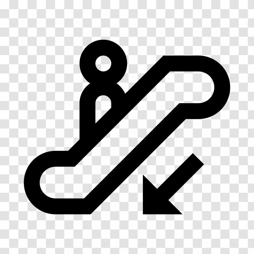 Escalator Symbol Stairs Font - Text Transparent PNG