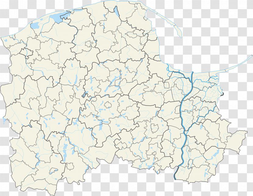 Puck County Kartuzy Tczew Kwidzyn Malbork - Administrative Divisions Of Poland - Map Transparent PNG