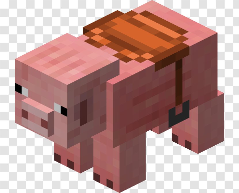 Minecraft: Pocket Edition Story Mode Mob Miniature Pig - Minecraft Transparent PNG